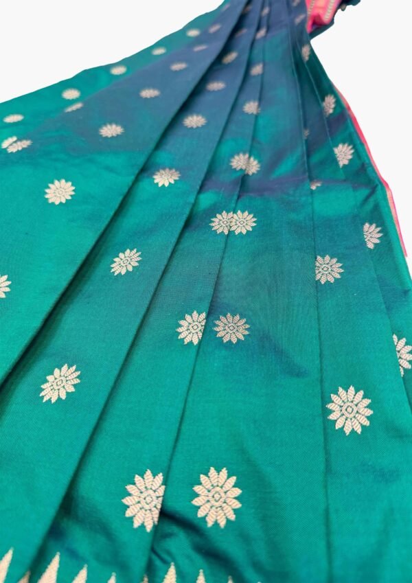 Paithani Green Long scaled