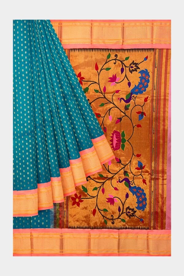 Paithani Saree 6000 Butta folded